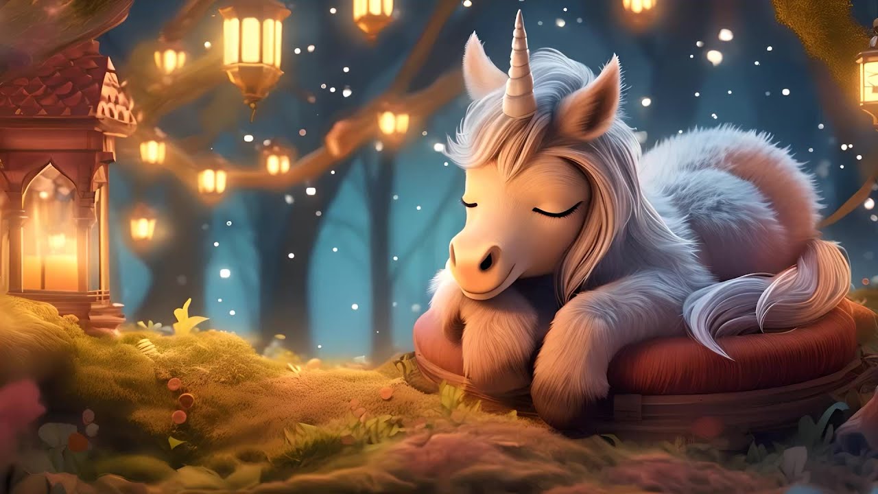 Baby Unicorn 🎵 Lullaby 💤 Sleep Music for Calming & Restful Sleep