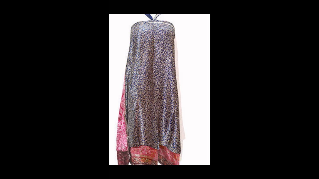 BOHEMIAN SILK SARI WRAP SKIRTS  
