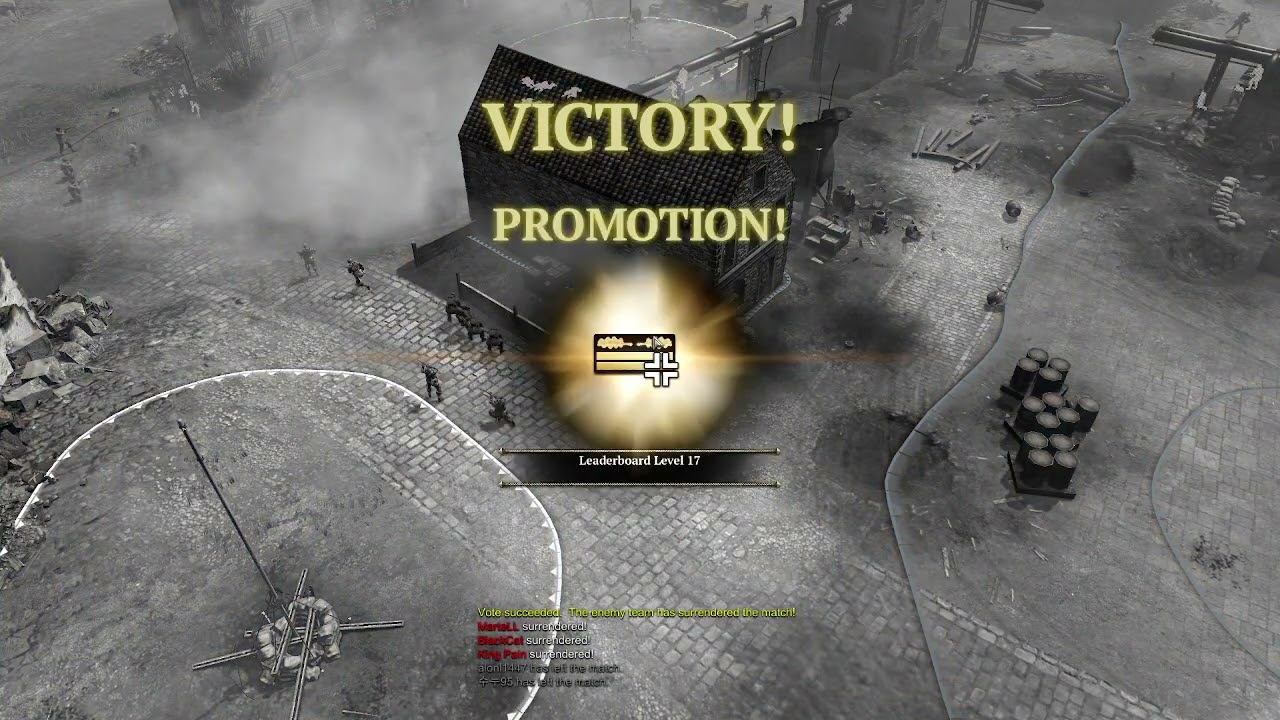 On the road to TOP RANK[4v4]  lvl 10 - lvl 13| Company Of Heroes 2 Axis Ranked Match  319