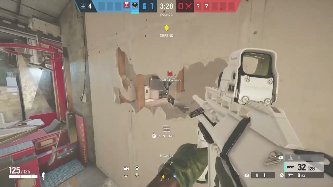 Rainbow six siege house secure area 2v2 gameplay