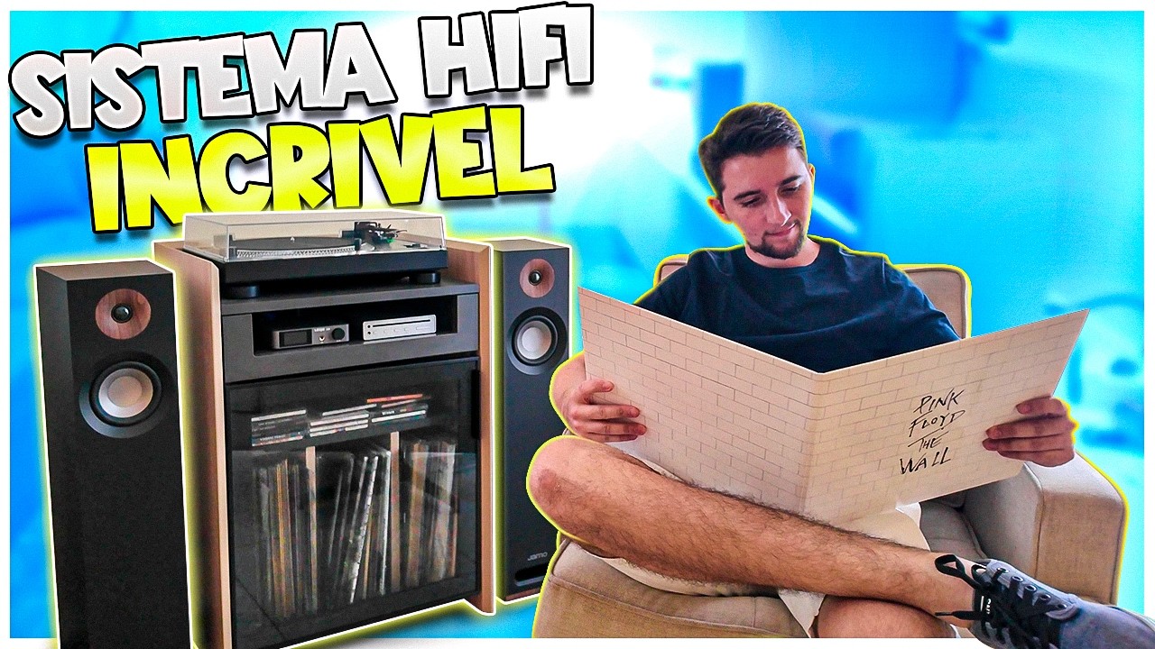Montei um SISTEMA HiFi INCRÍVEL para OUVIR MEU DISCOS! Valeu a pena? Quanto ficou?