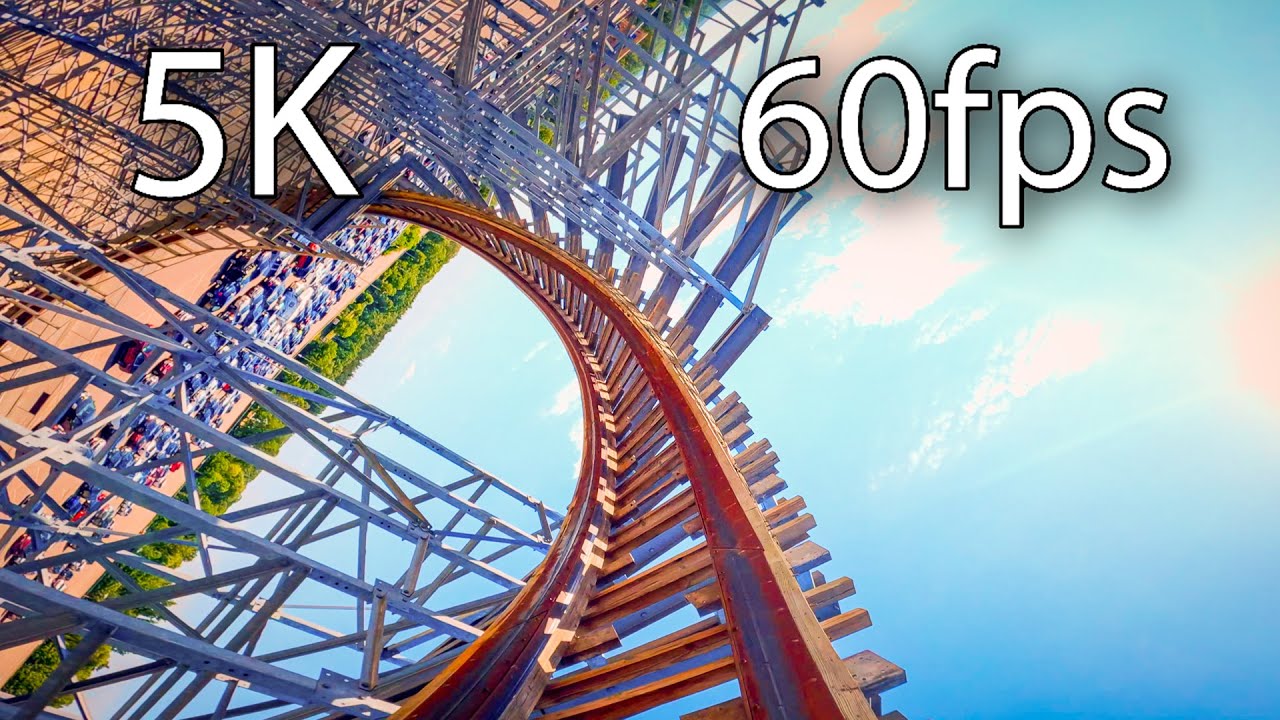 Hades 360 front seat on-ride 5K POV @60fps Mt. Olympus Water & Theme Park