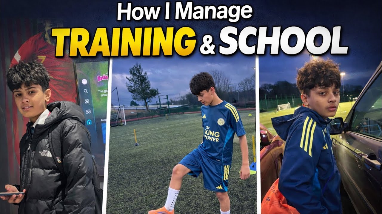 How I Balance School & Football Training(Student Athlete Life)l