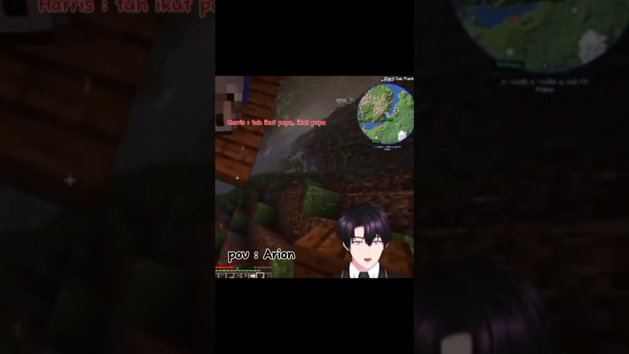 lucu mereka berdua cr : tt || @MikazukiArion @HarrisCaine #anomalismp #vtuber #sol4ce #minecraft