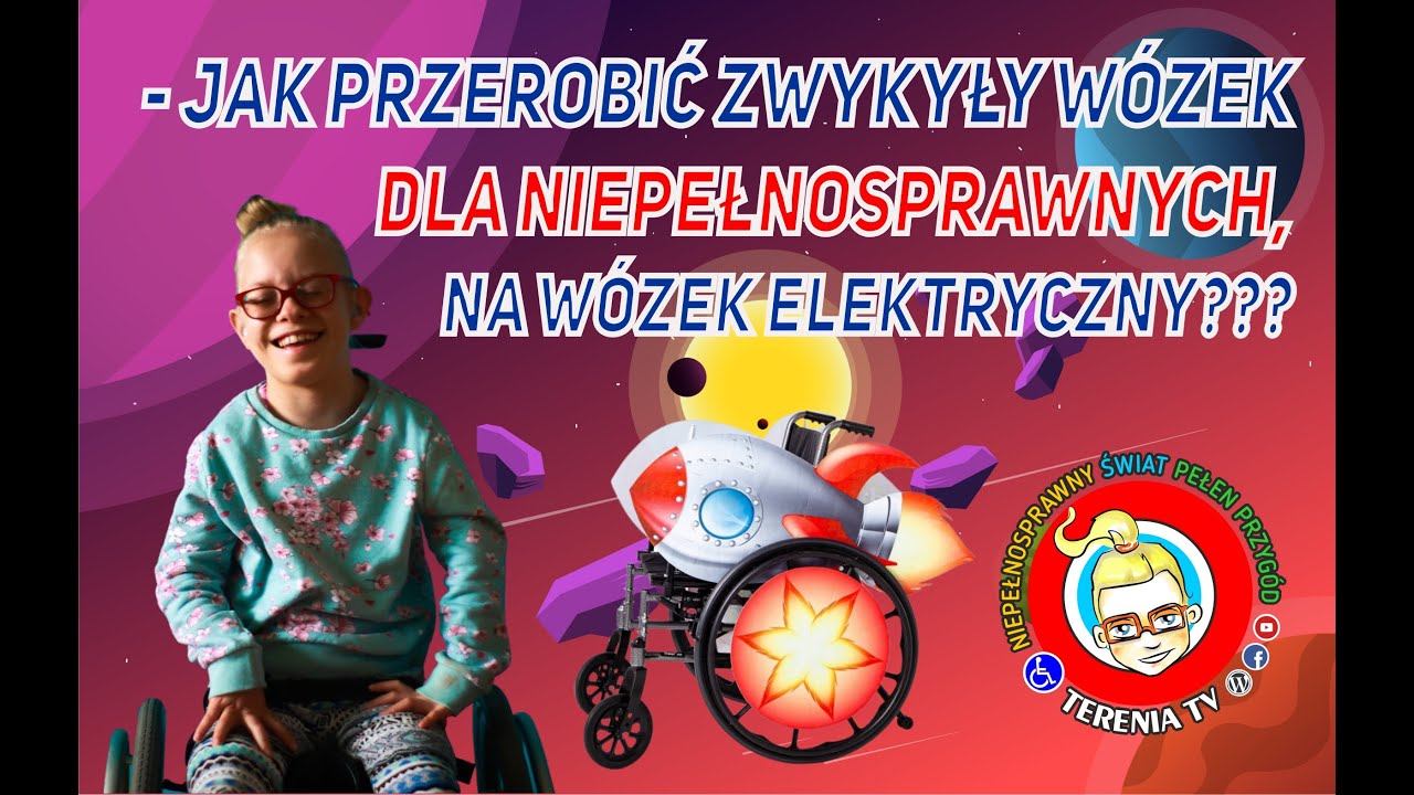 TERENIA TV | Jak przerobić w prosty spos&oacute;b zwykły w&oacute;zek inwalidzki na w&oacute;zek z napędem elektrycznym
