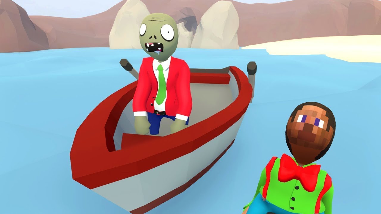 FAKİR ZOMBİK'E STEVE GEMİ ALDI 😱 Human Fall Flat