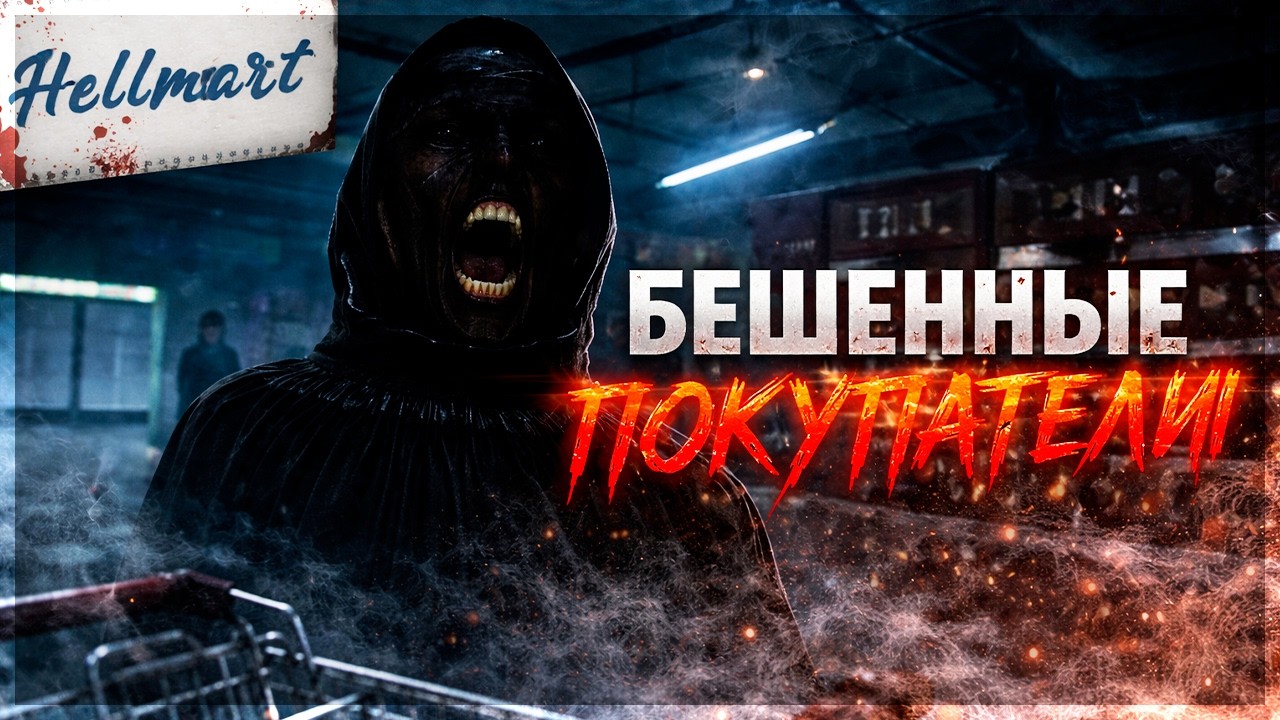ПЕРВЫЙ РЕАЛЬНЫЙ УЖАС НА ВТОРОЙ СМЕНЕ &mdash; не впустишь = смерть? - Hellmart #2