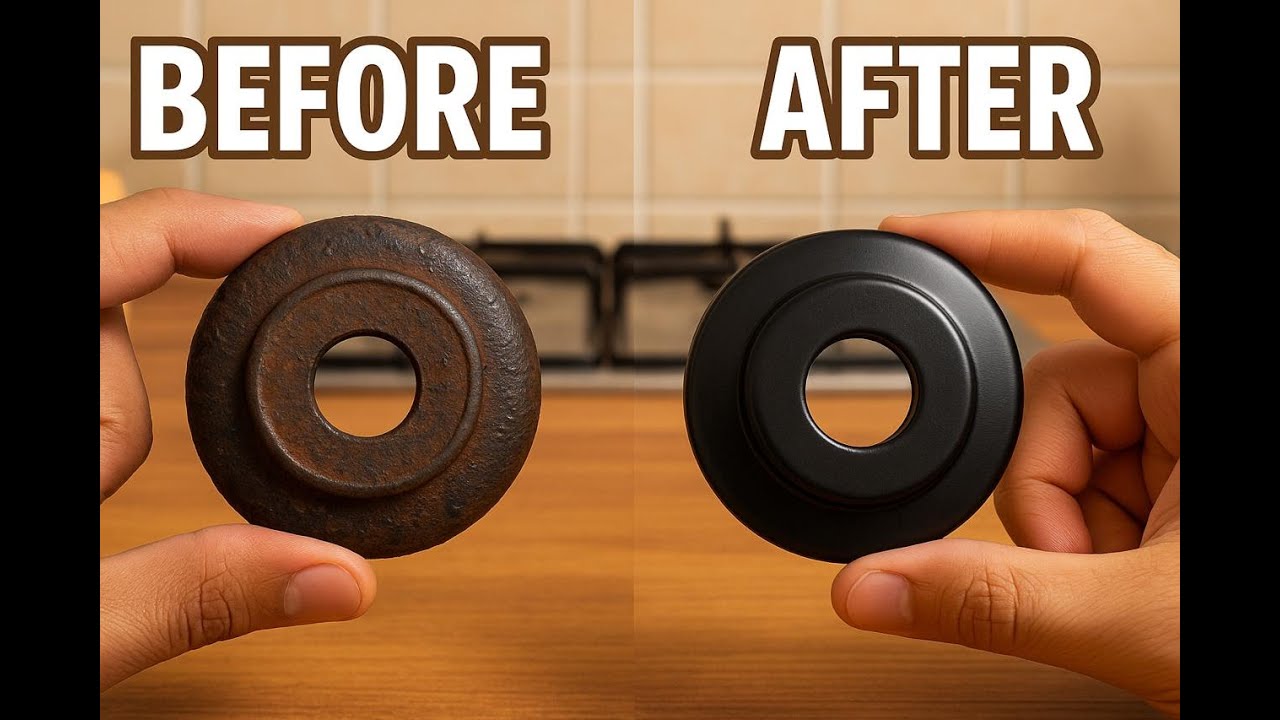 Deep Cleaning Gas Stove Burners &ndash; Easy & Effective