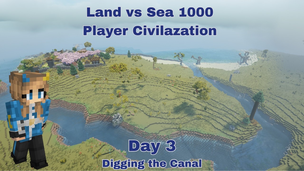 Creating Our Own Continent | Land vs Sea Civilizations Day 3