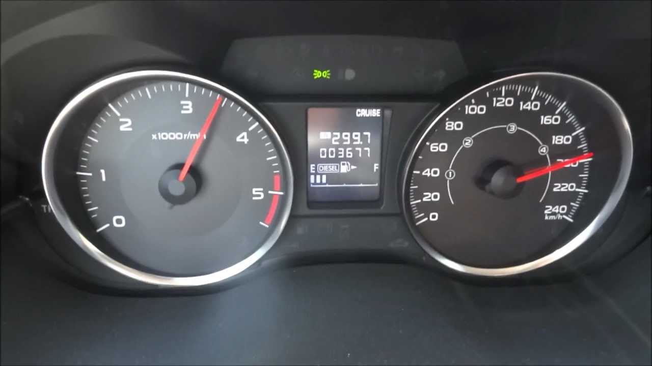 Subaru XV top Speed test [FULL HD]