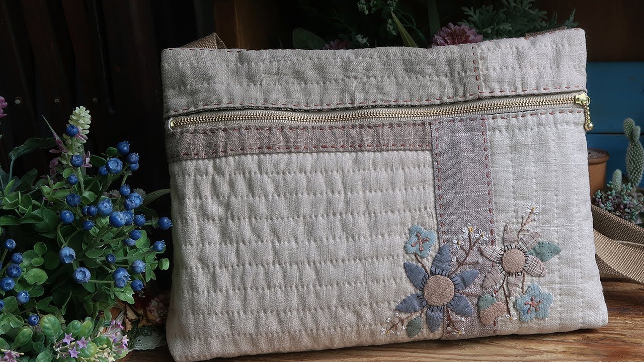 퀼트 자수 가방 만들기 │ How To Make a Quilt Embroidery Bag │ DIY Craft Tutorial