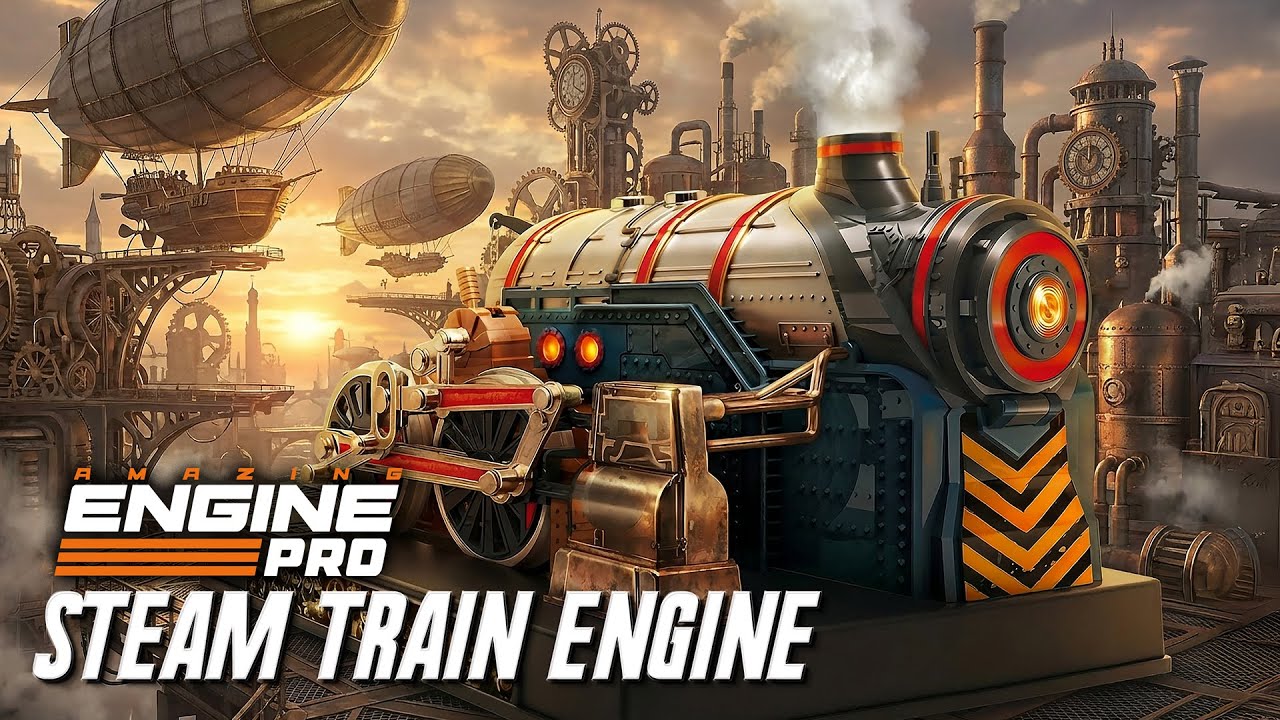 34004 Steam Train Engine