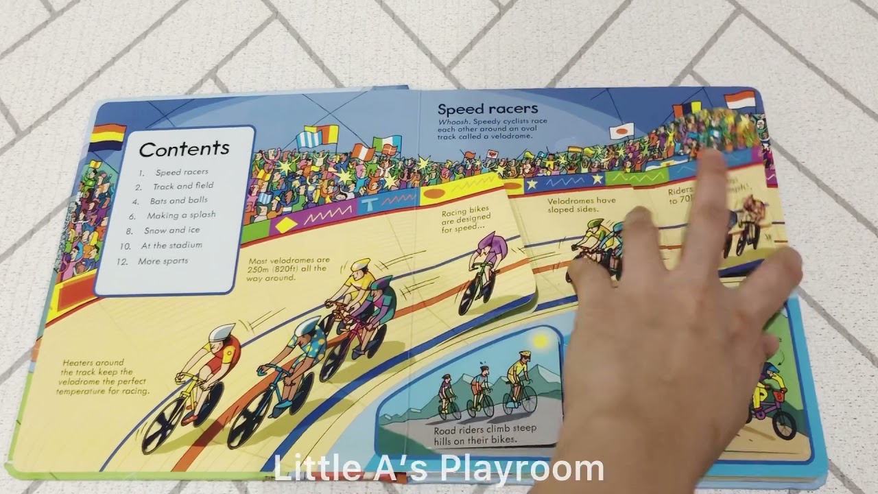Usborne Look Inside Sports Flip Through