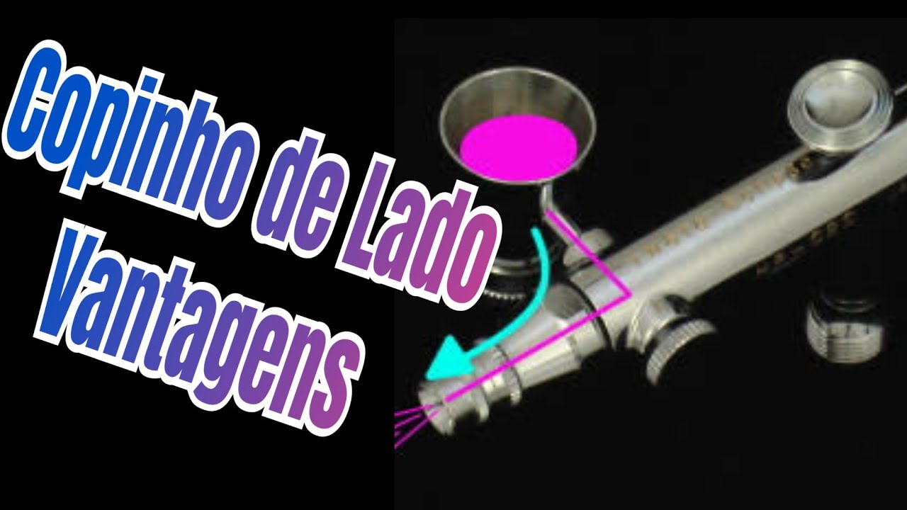 Os copinhos extras para Aerografo Side feed  Airbrush