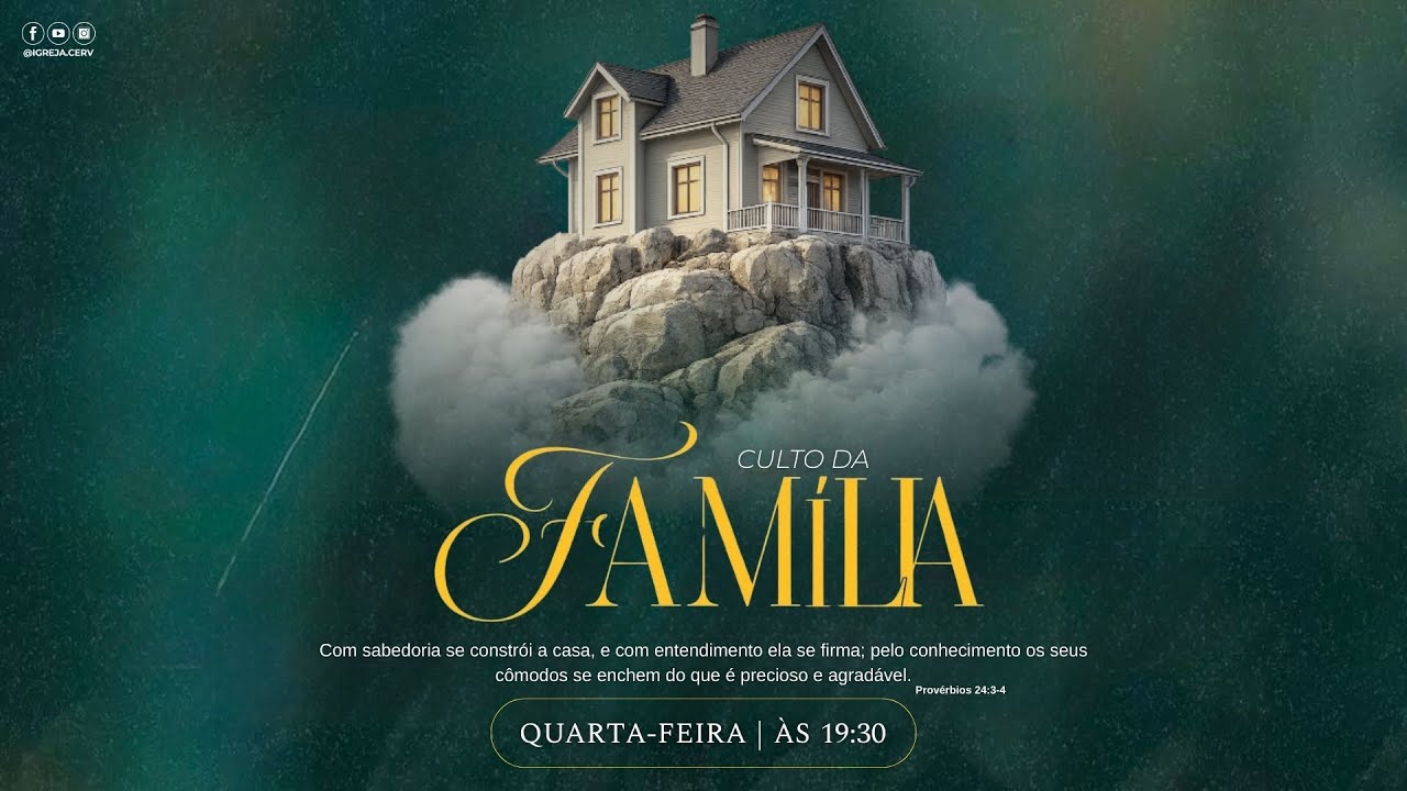 Culto da Família - 25/02 - Pr. Marcos Diogo