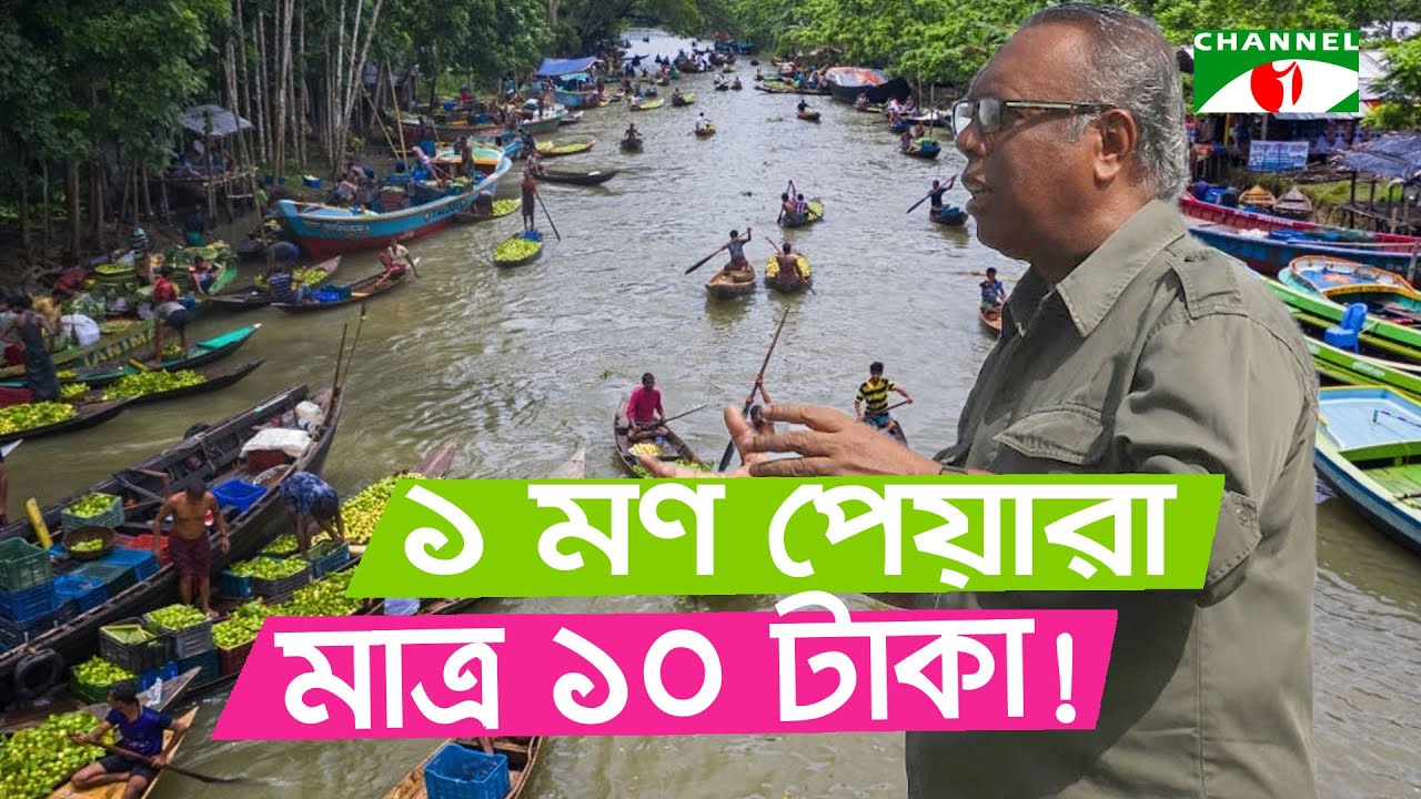 ভিমরুলির ভাসমান পেয়ারা বাজার | Shykh Seraj | Channel i |