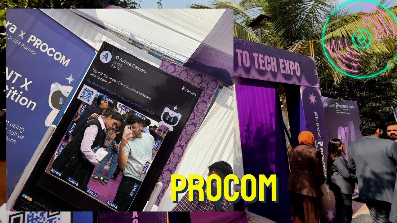 Attended the Pakistan’s biggest tech event…Procom!!!! #love | #trending | #viral 