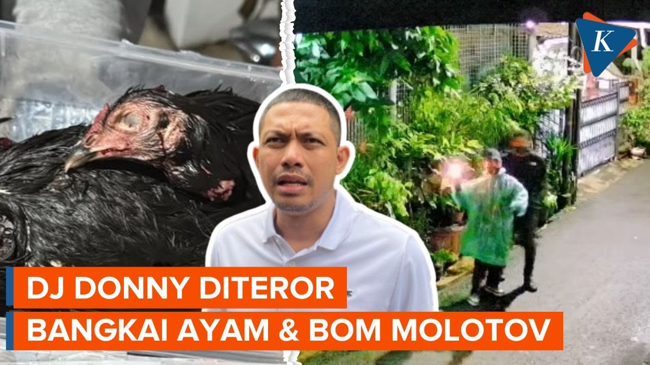 DJ Donny Diteror Bangkai Ayam dan Bom Molotov, Langsung Lapor Polisi