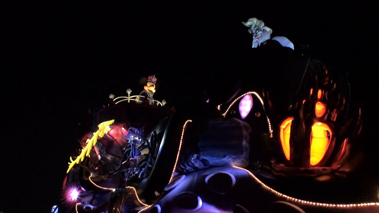 2009年10月04日 TDL ディズニー･ハロウィーン･パレード “バンザイ！ヴィランズ！”（アースラ、ミッキーマウス）