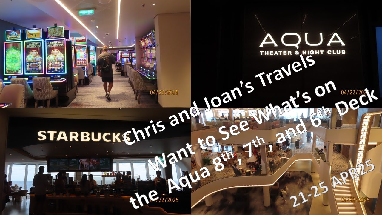 NCL Aqua Deck 8, 7, & 6 Walk Through.