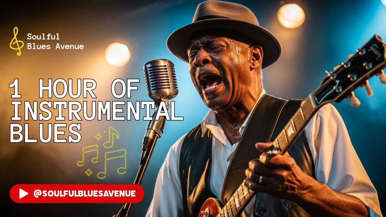 1 HOUR OF INSTRUMENTAL BLUES | Soulful Guitar Blues for Relax, Work & Focus