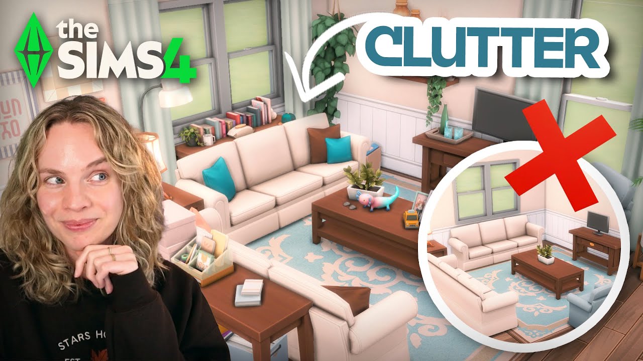 How to make your builds look CLUTTERED & REALISTIC in The Sims 4 💚