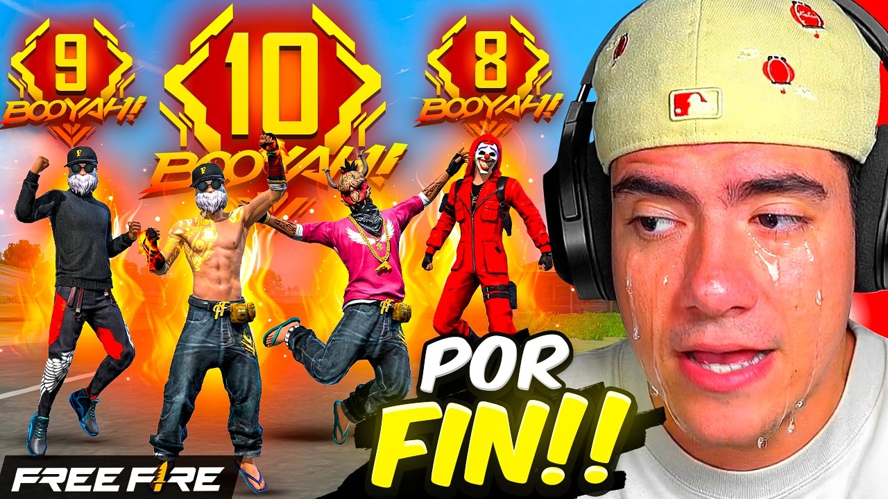 HICE RACHA DE 10 EN FREE FIRE POR PRIMERA VEZ Y CASI LLORO !! - TheDonato Live