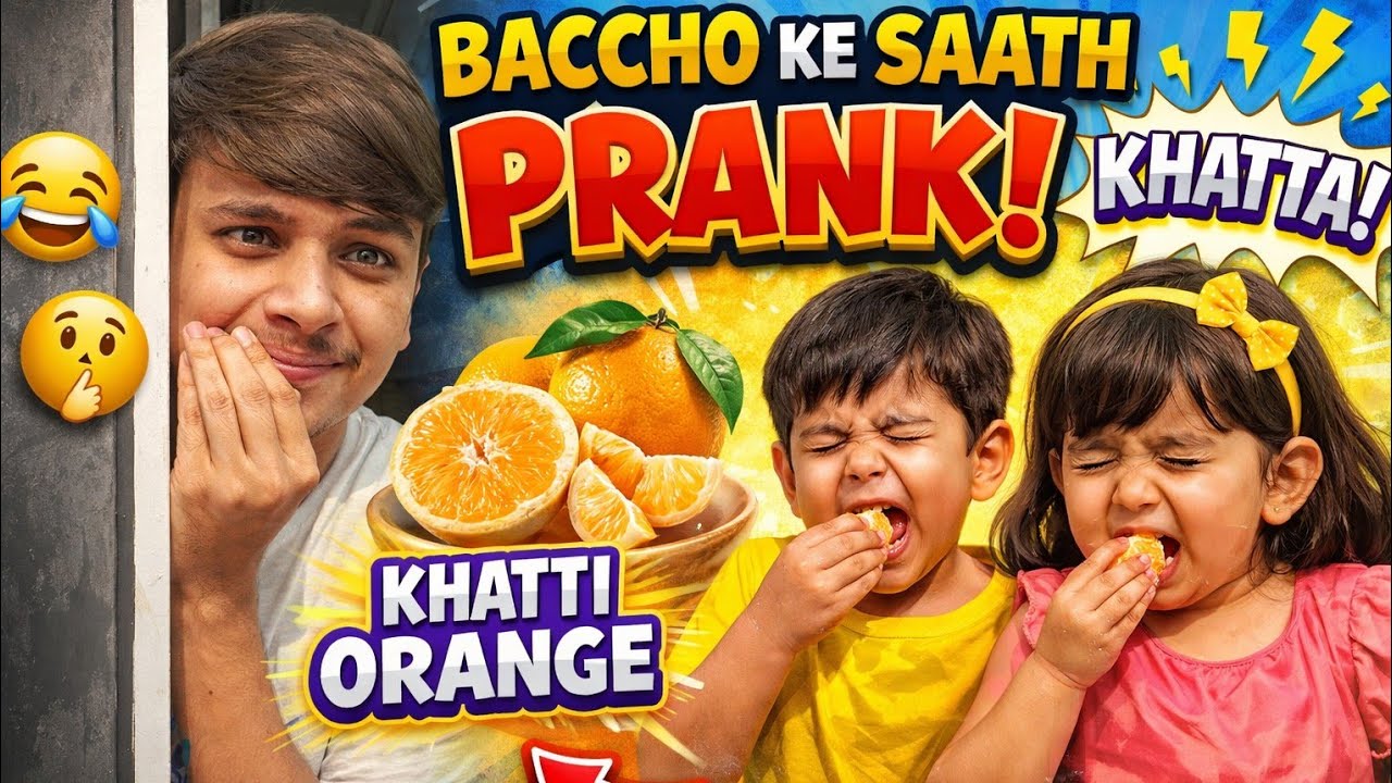 “Bachcho Ke Saath Funny Prank 😂 | Must Watch”
