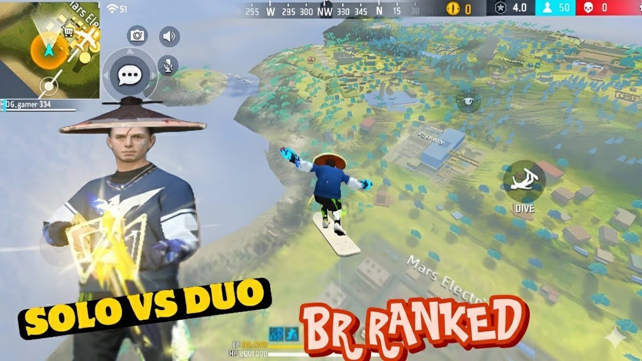 “Solo vs Duo Full Map Gameplay 😱 | 1 Player vs 2 Enemies | Free Fire Clutch Match”