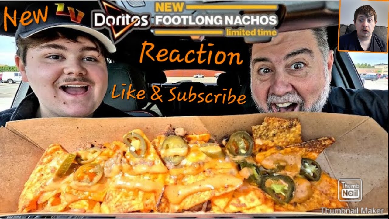 [Reaction] Subway's New Doritos Footlong Nachos Review! 🤯 Only $5?!