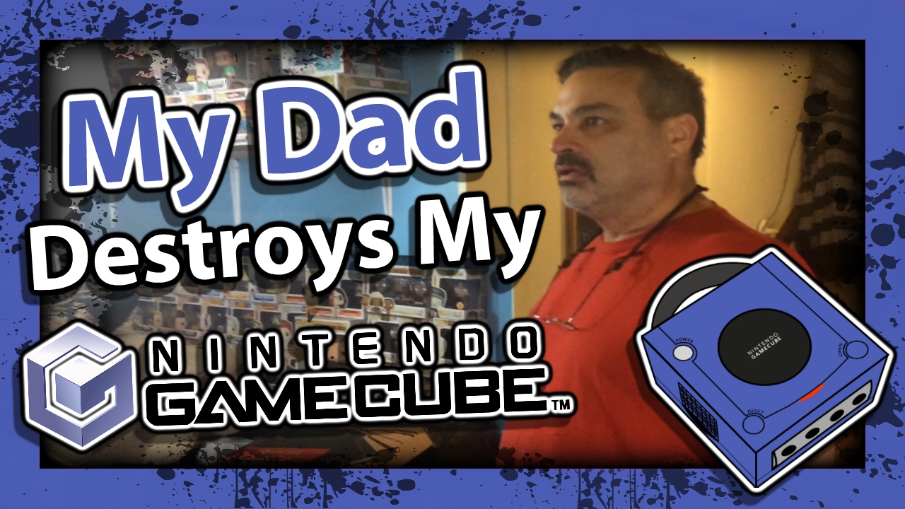 Мой сумасшедший злой папа сходит с ума и уничтожает мою Nintendo GameCube за то, что я играл в не...