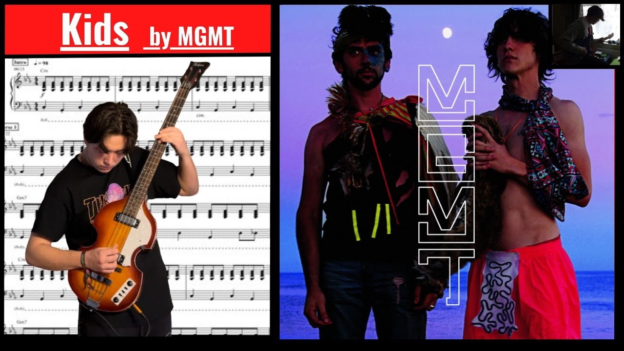 Kids by MGMT (Bass cover with Tab)