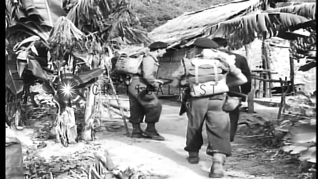 French military operations along rivers during war in Indochina. HD Stock Footage