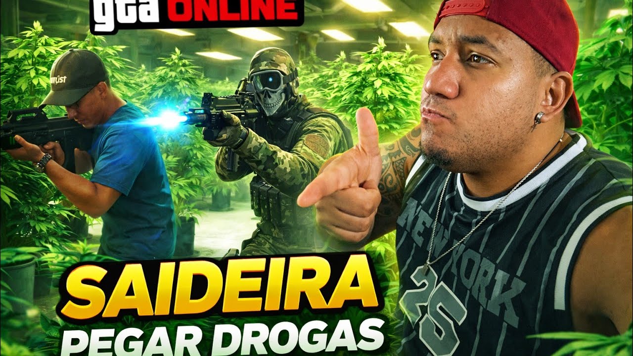 “TIROS, PERSEGUIÇÃO E DROGAS – GTA ONLINE A SAIDEIRA!” 🚨