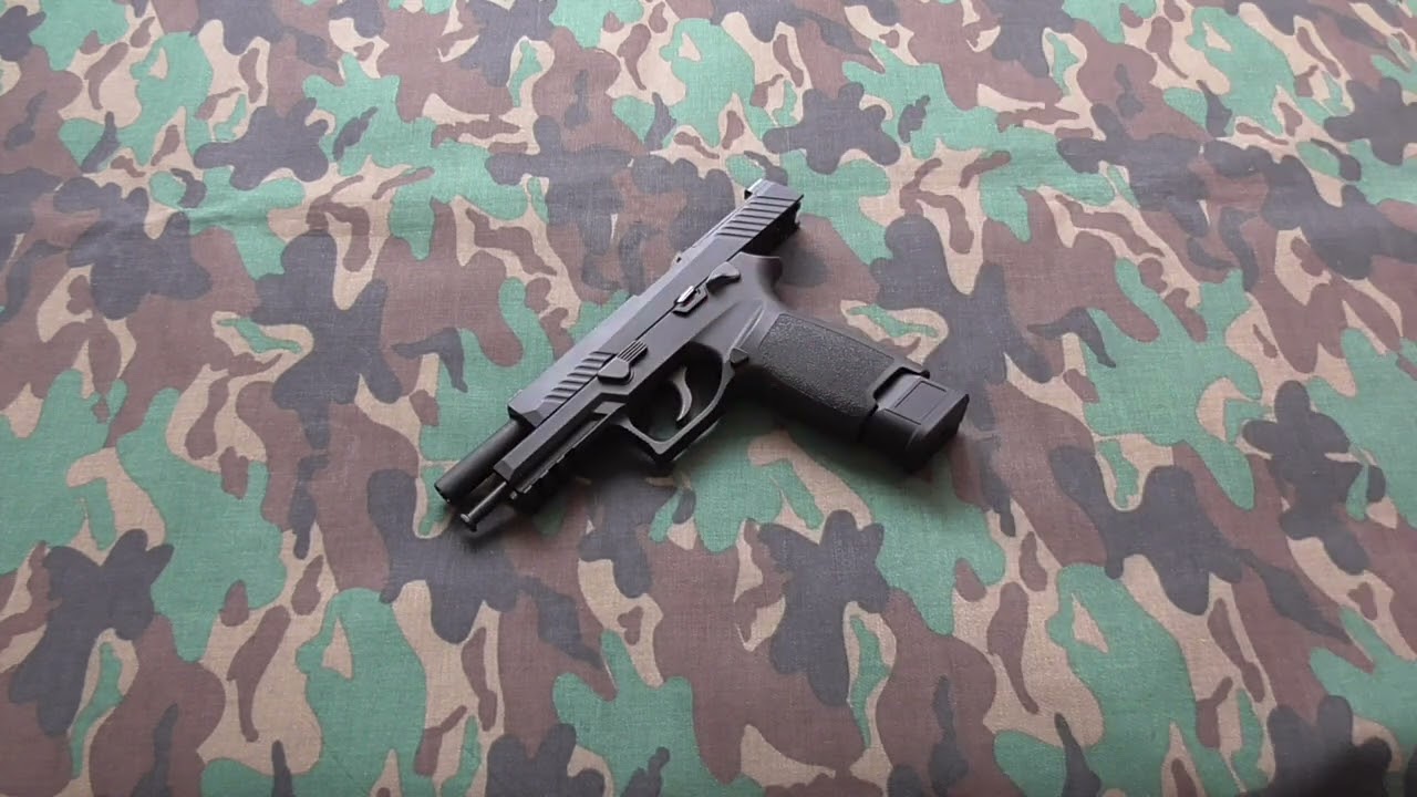 WE F17 ( Sig Sauer P320 M17 ) gas GBB & chrono.
