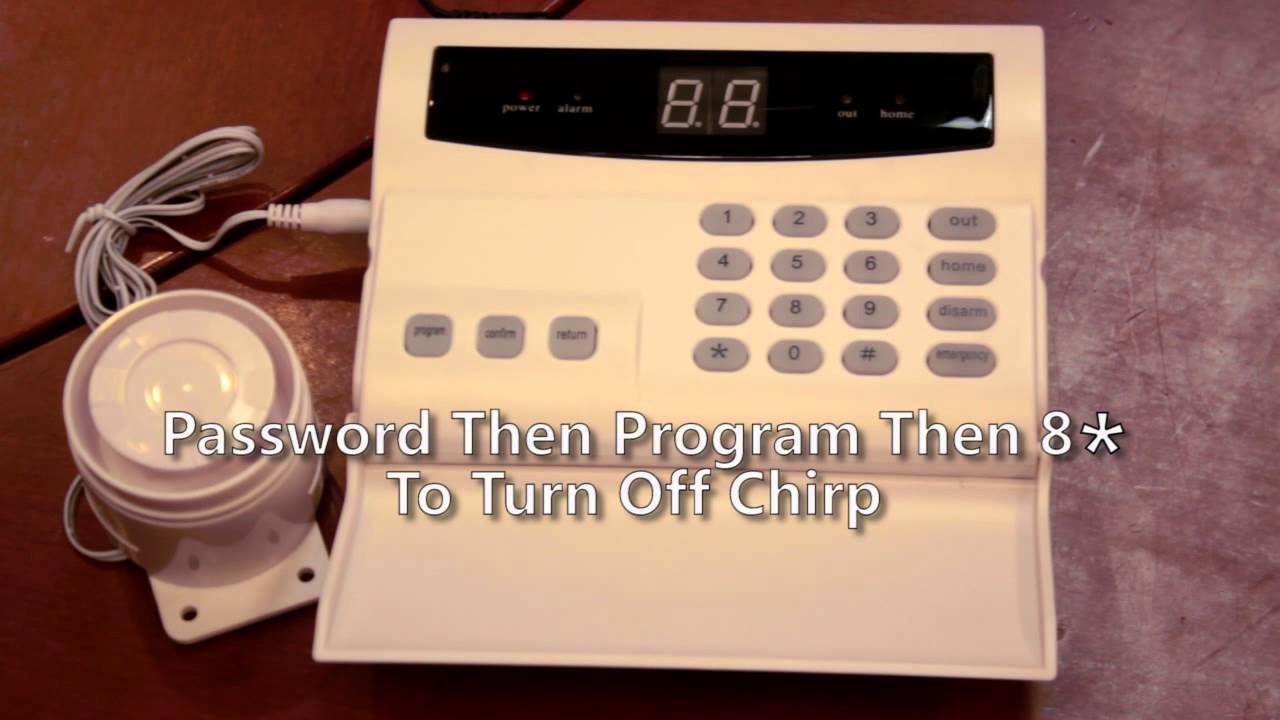 DIY Alarm Chirp -Fortress Security System