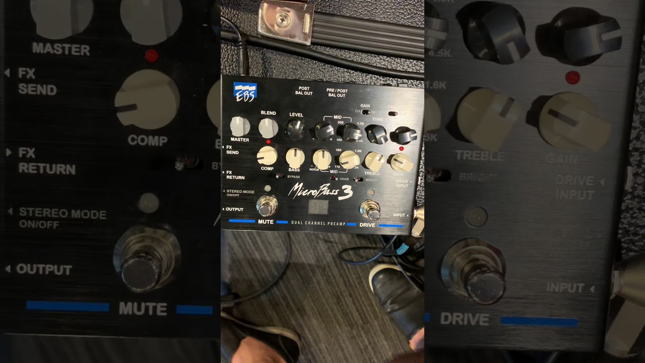 ปรีแอมป์ DI 2 Channel ฉบับอัพเกรด EBS Microbass 3 รีวิวการใช้งานด้วยความตื่นเต้น !!!!