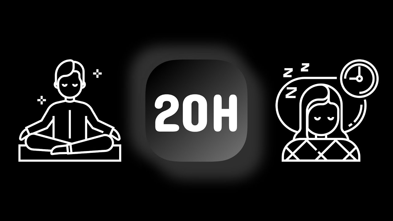 20 часов музыки для сна с черным фоном