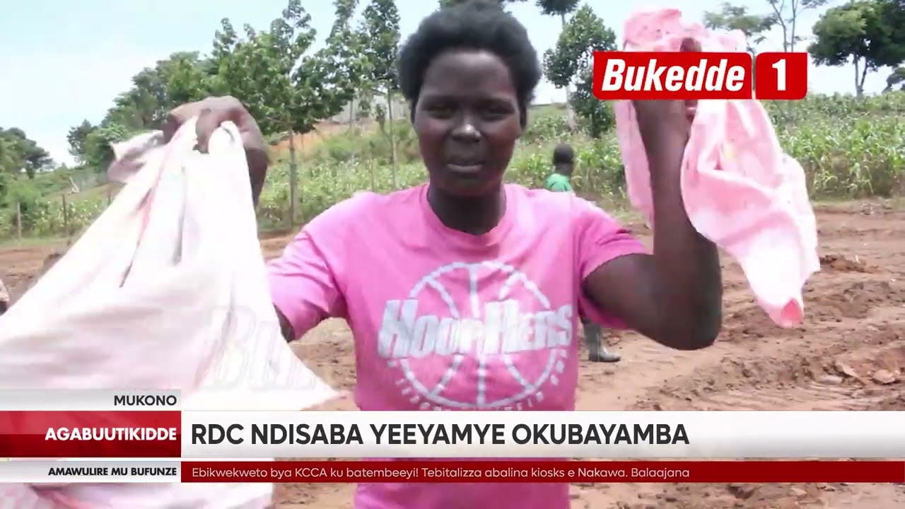 Agabuutikidde: Endooliitoku ttaka  RDC Ndisaba yeyamye okuyamba abatuuze bebesendedde emmere yaabwe