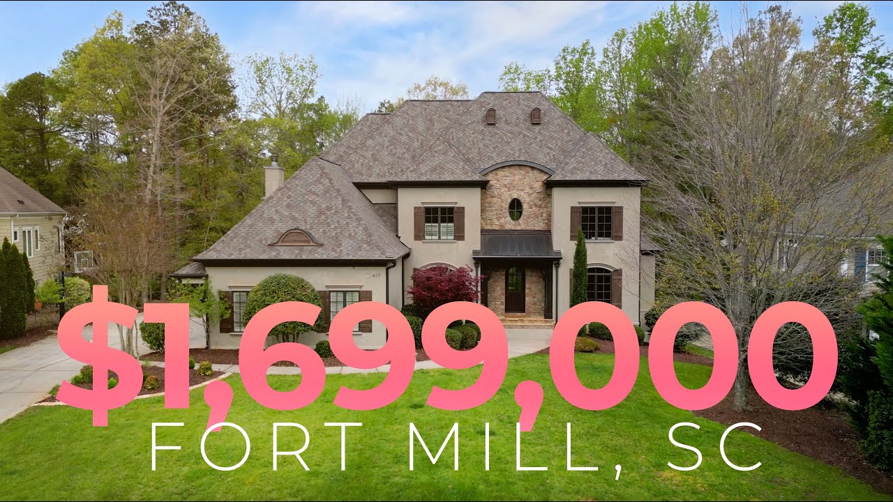 $1.7M Custom Built Home in Fort Mill, South Carolina!