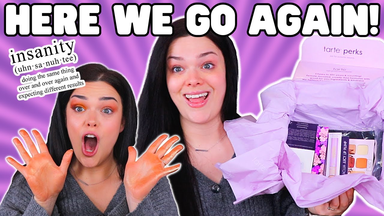 WHY DO I KEEP DOING THIS!? | Tarte Make Your Own Kit Unboxing & Try On!