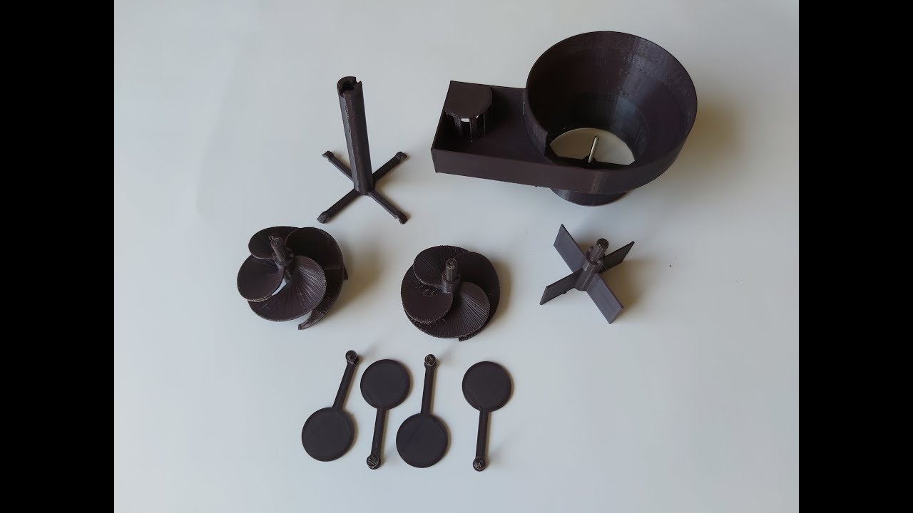 vortex water turbine 3d printed