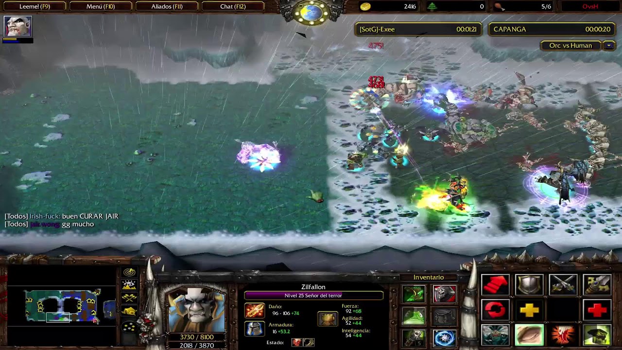 Emisión en directo de warcraft3