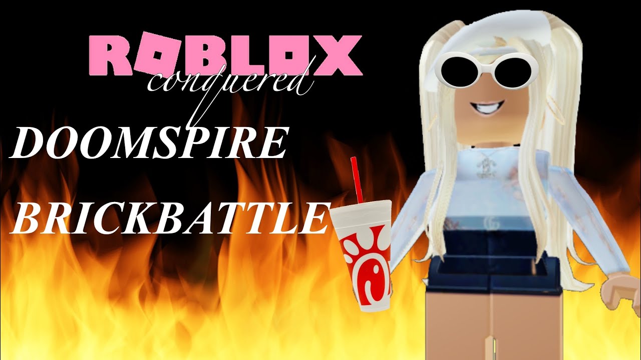 ROBLOX - okana almost gets bombed in doomspire brickbattle 🥺😳
