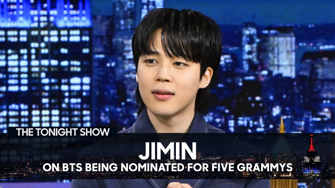 Jimin on BTS Being Nominated for Five Grammys | The Tonight Show Starring Jimmy Fallon