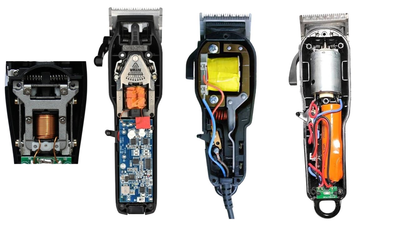 Двигатель для машинки для стрижки волос &mdash; векторный двигатель, роторный двигатель и магнитный дви...