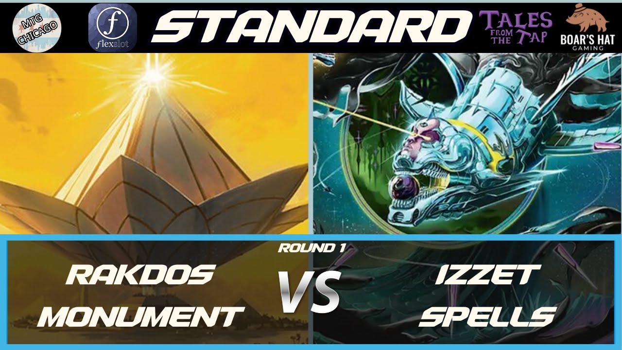 Монумент Ракдоса против заклинаний Иззета [MTG Standard, 1 раунд]