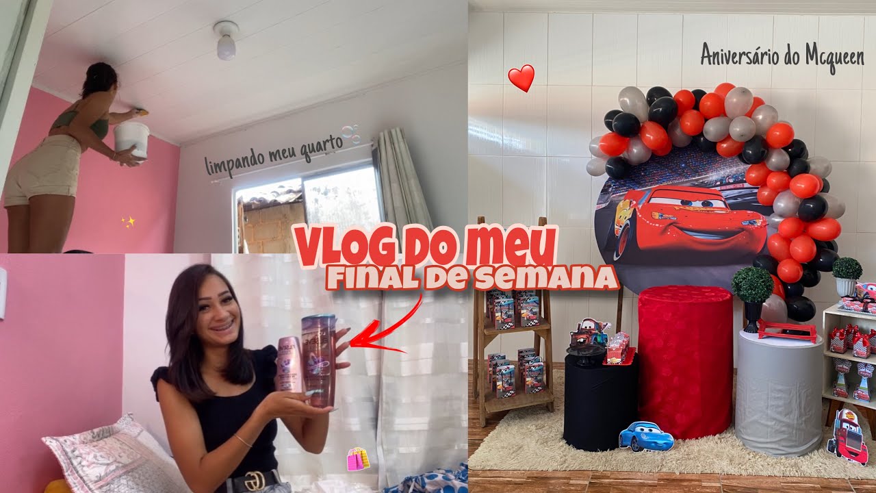 VLOG: LIMPANDO MEU QUARTO, COMPRINHAS, ORGANIZANDO FESTA DE ANIVERSÁRIO e muito +