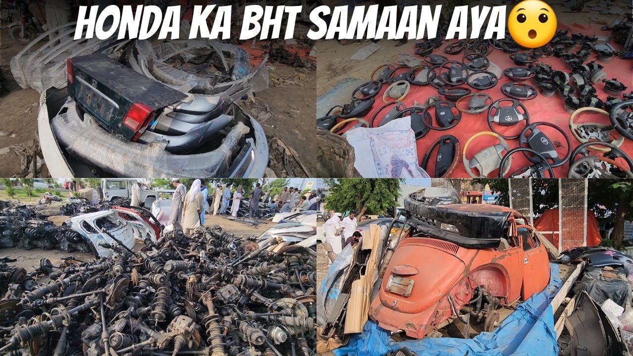 Is baar kacha stop pr honda ki garion k lye bht zyada samaan aya.