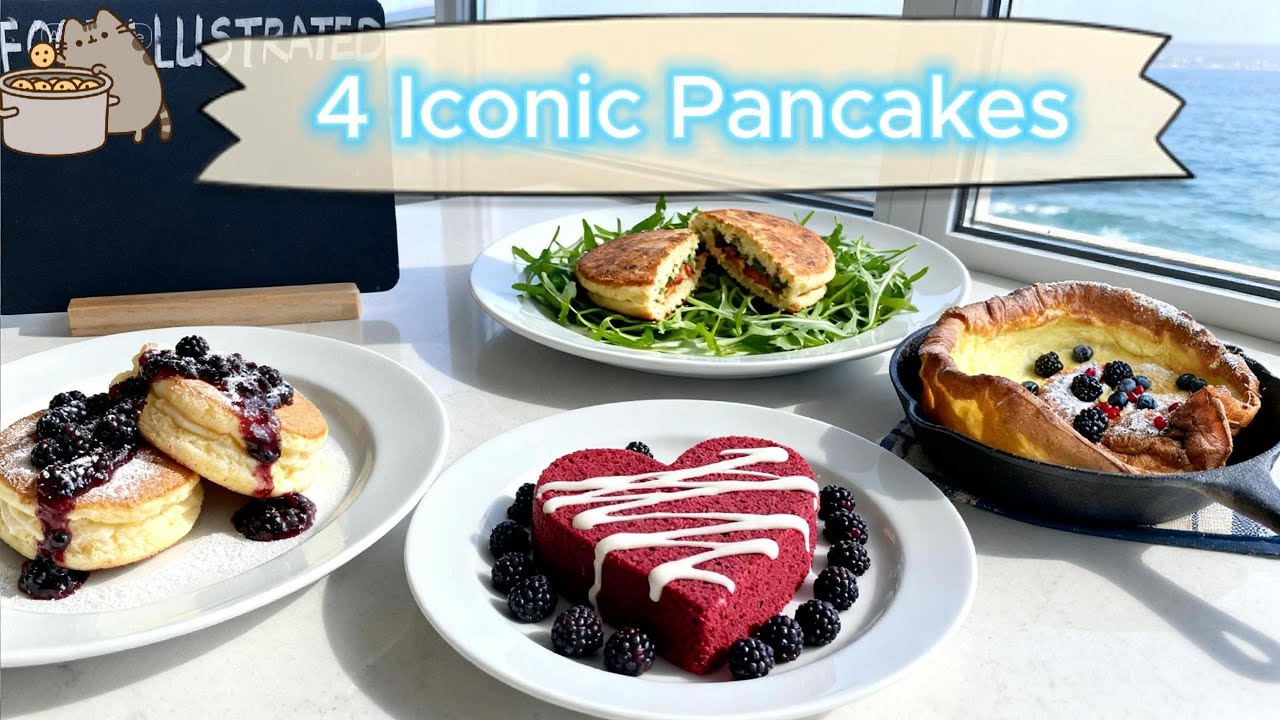 4 Ways to Pancake | Giant Dutch Baby, Japanese Clouds, Red Velvet Hearts & 5-Minute Keto